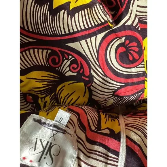 New Anthropologie SIKA One-Shoulder Maxi Dress Size 0 - Picture 6 of 8